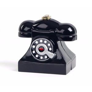 Marilyn Phone Handmade Acacia Wood Purse (Black)